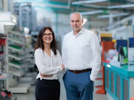 Antje Fischer (links) und Christan Fischer (rechts), Fischer EGH Geschäftsleitung
