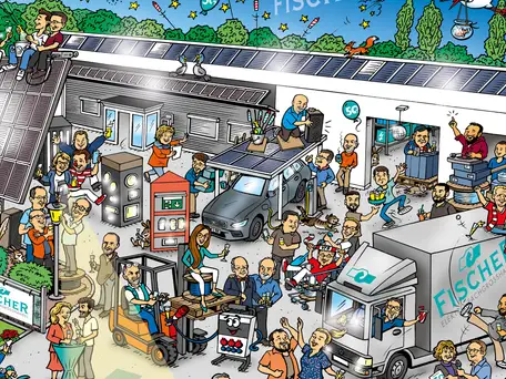 Wimmelbild Fischer 